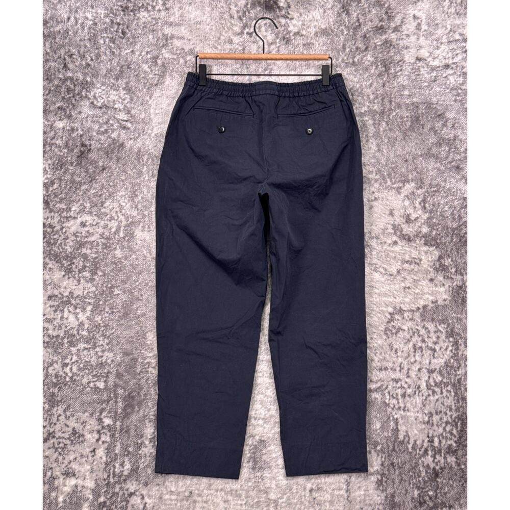 Tres Bien Pants 48 / Medium Mens Blue Cotton Taper Cropped Essential Trouser - Picture 2 of 7